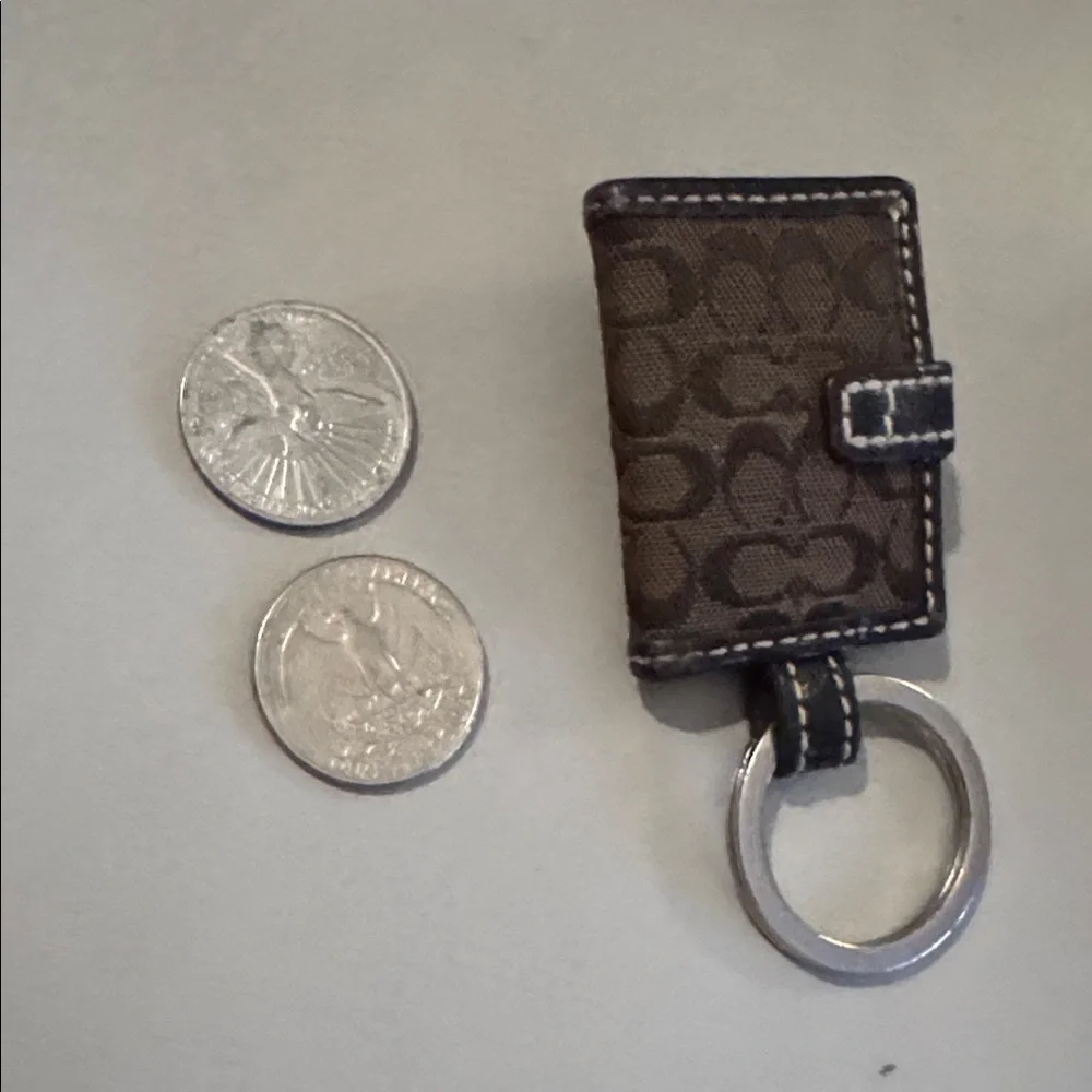 Coach Black and Brown Key Holder - Picture 6 of 6